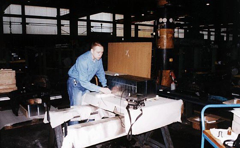 Белый К.В. на заводе "Шмидт и Клеменс" в Германии 2003