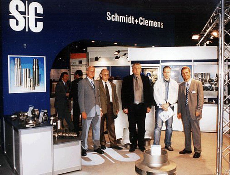 Белый К.В. на заводе "Шмидт и Клеменс" в Германии 2003